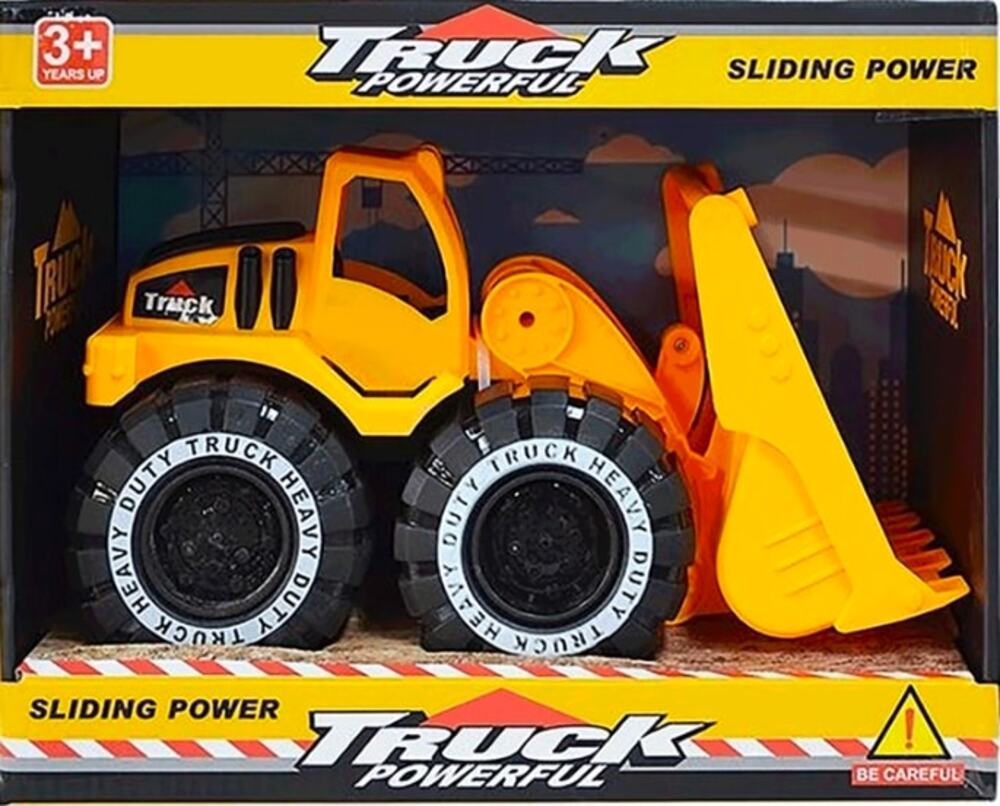 Truck Powerful Sliding Power Yellow Front-End Loader Construction Vehicle Toy Ki